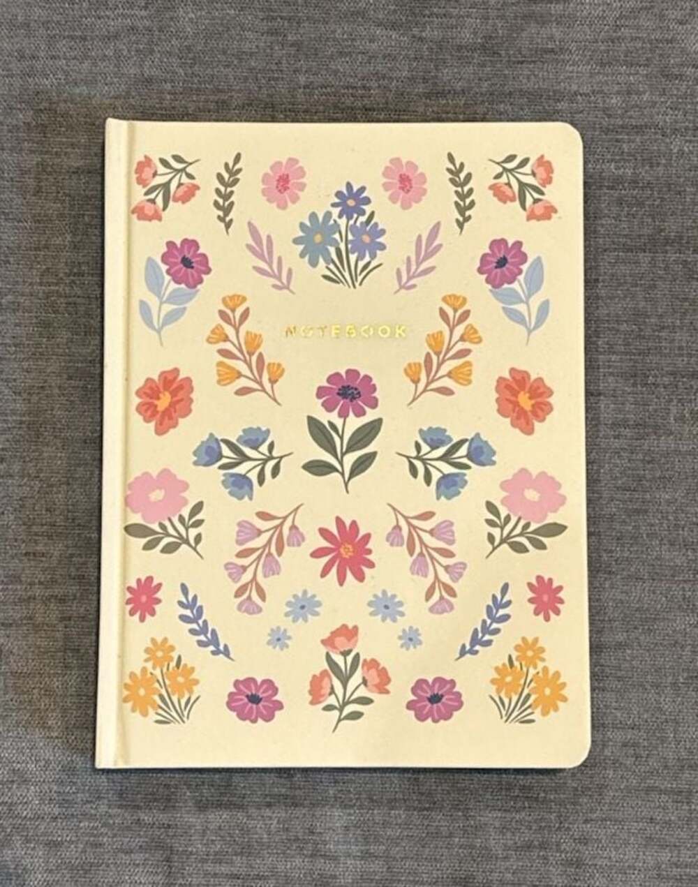 Threshold Floral Hardcover Journal 6" x 8" with Ribbon Bookmark